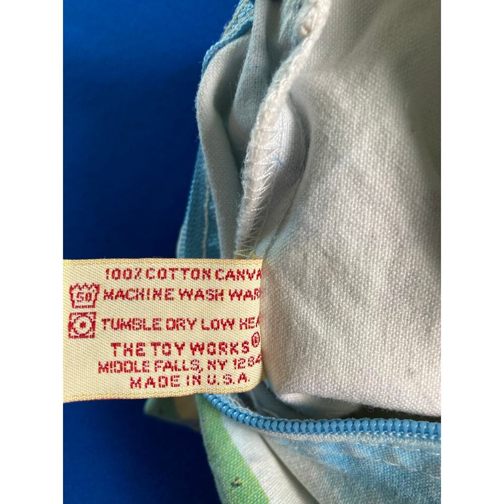 Vintage The Toy Works Curious George Denim Backpack - Picture 8 of 11